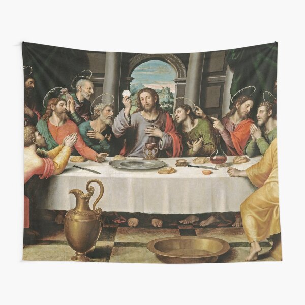 The Last Supper (Ultima Cena) by Joan de Joanes (c. 1562) Tapestry