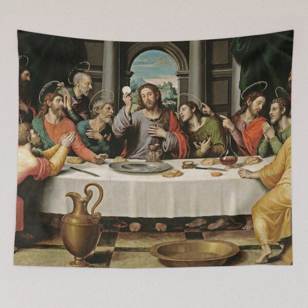 Item preview, The Last Supper (Ultima Cena) by Joan de Joanes (c. 1562) designed and sold by allhistory.