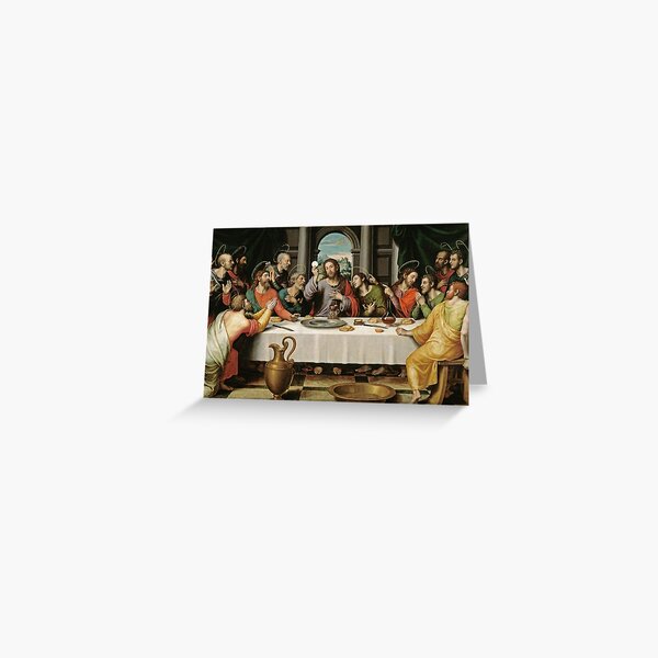 Item preview, The Last Supper (Ultima Cena) by Joan de Joanes (c. 1562) designed and sold by allhistory.
