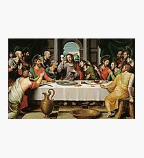 The Last Supper (Ultima Cena) by Joan de Joanes (c. 1562) Photographic Print