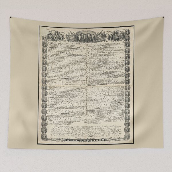 Item preview, First Draft of the Declaration of Independence by Kurz & Allison designed and sold by allhistory.