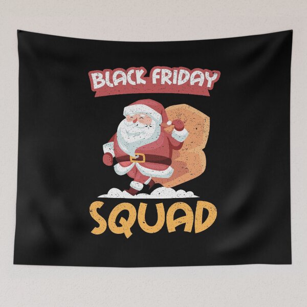 Item preview, Black Friday Squad Christmas Shopping Santa Holiday designed and sold by Kieran Abbott.