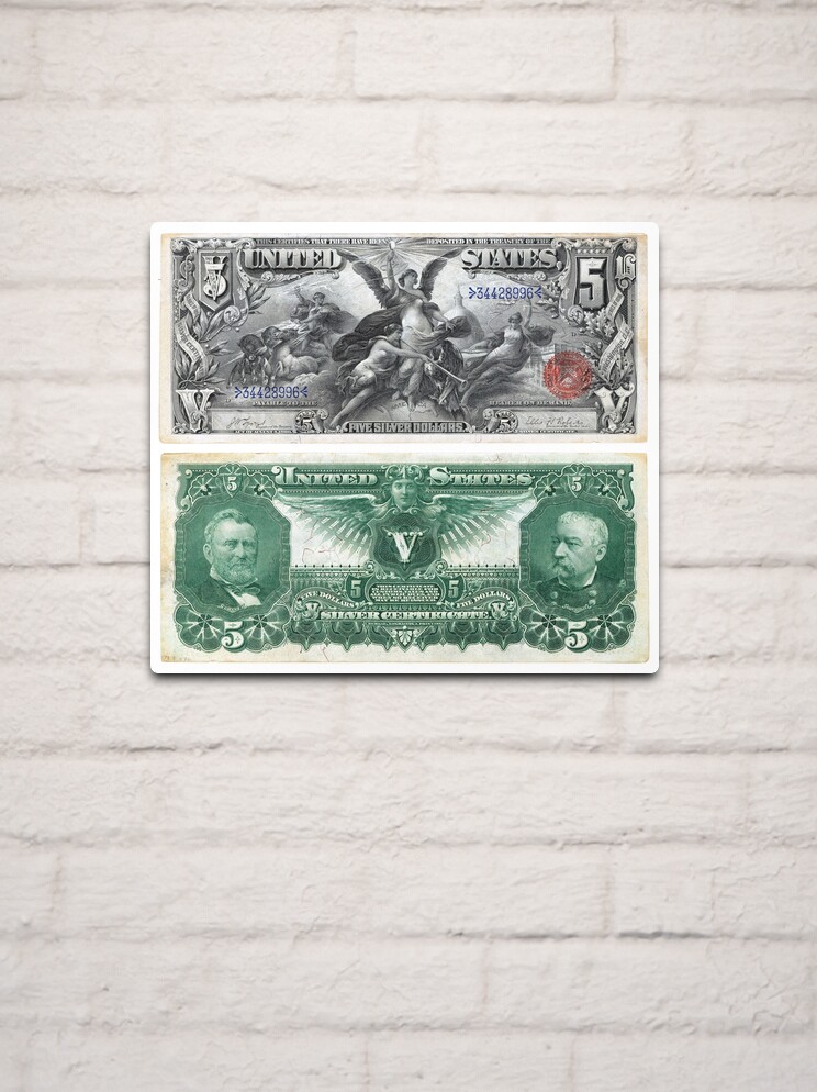 1 Dollar, Silver Certificate, United States, 1896