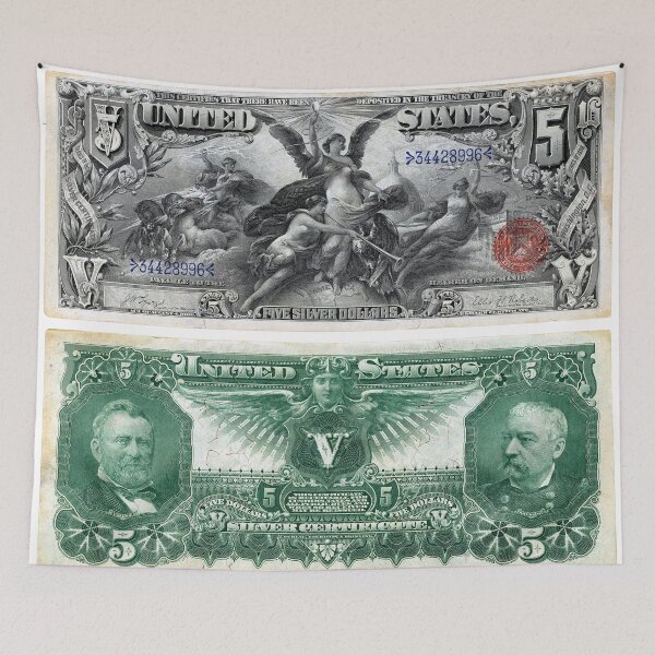 Item preview, $5 (Five Dollar Bill) Silver Certificate Series of 1896 designed and sold by allhistory.