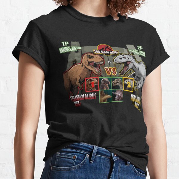 1Tee Kids Boys Scary Jurassic T-rex Dinosaur T-Shirt 