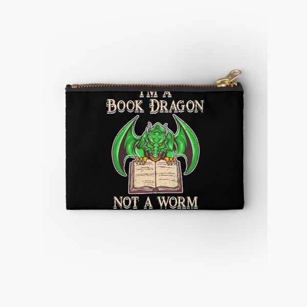 Item preview, I'm A Book Dragon Not A Worm Library Read Bookworm designed and sold by Pricity Designs.