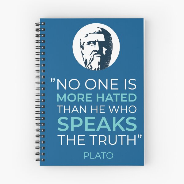 Item preview, Plato quote in people about truth wisdom t shirt designed and sold by shirt-studio.