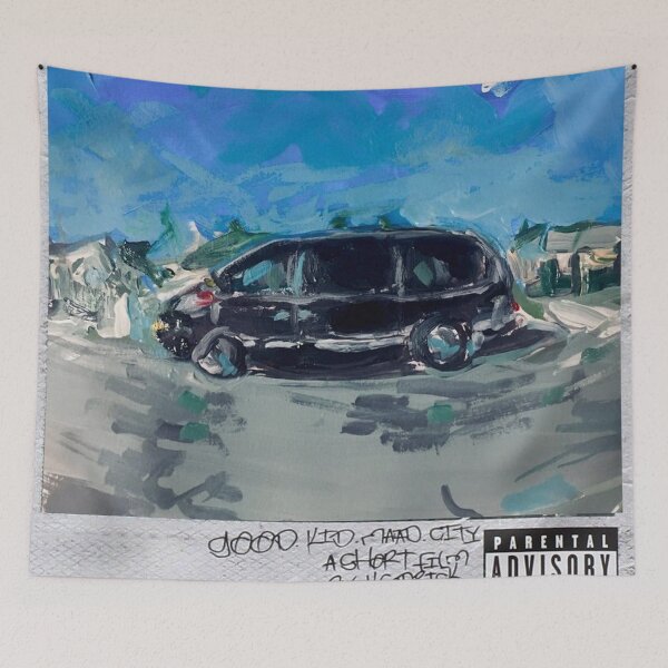 Item preview, acrylic painting - kendrick lamar good kid mad city  designed and sold by WittyMillennial.