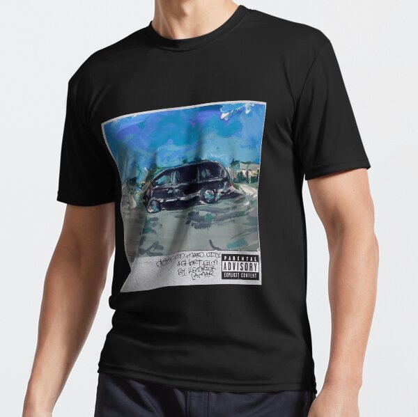 peinture acrylique - kendrick lamar bon enfant ville folle T-shirt respirant