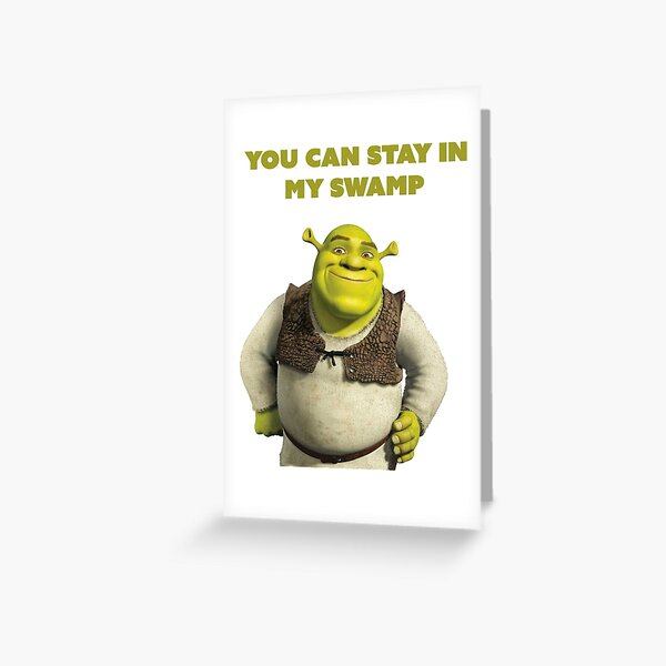 Shrek Greeting Cards Redbubble