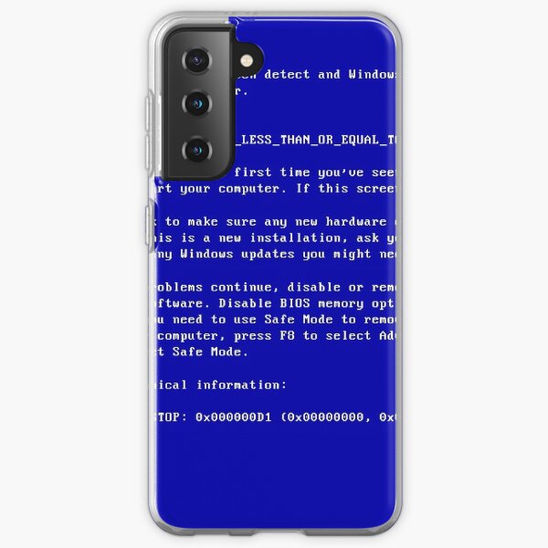 Blue Screen Of Death Windows 10 Cases For Samsung Galaxy Redbubble