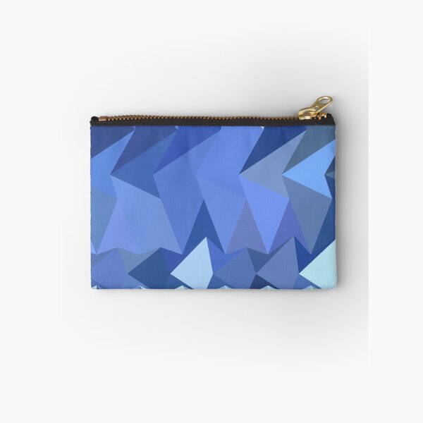 Item preview, Brandeis Blue Abstract Low Polygon Background designed and sold by retrovectors.