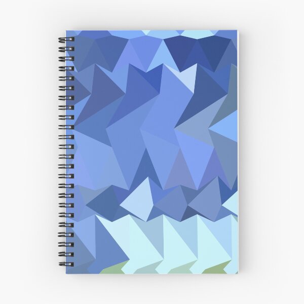 Item preview, Brandeis Blue Abstract Low Polygon Background designed and sold by retrovectors.
