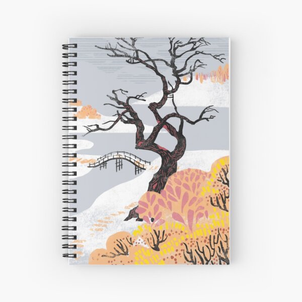 Old plum tree Spiral Notebook