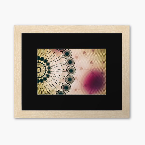 Liposomes - Dendrimers - Nanomicelles Framed Art Print