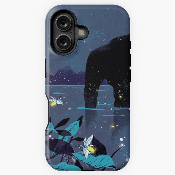 Fireflies glowing night iPhone Tough Case