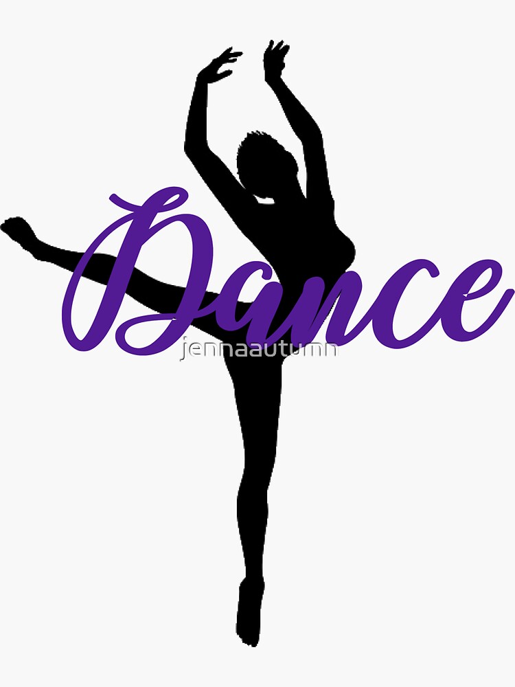 Thumbnail 3 of 3, Sticker, dance designed and sold by jennaautumn.