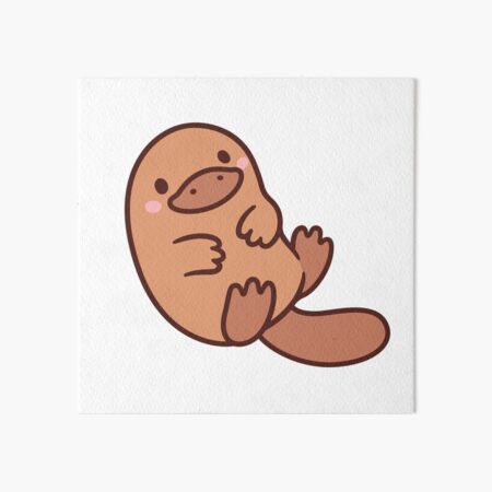 Kawaii little Platypus cartoon Kawaii little Platypus cartoon