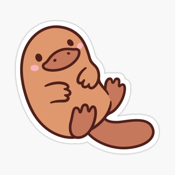 Item preview, Kawaii little Platypus cartoon designed and sold by irmirx.