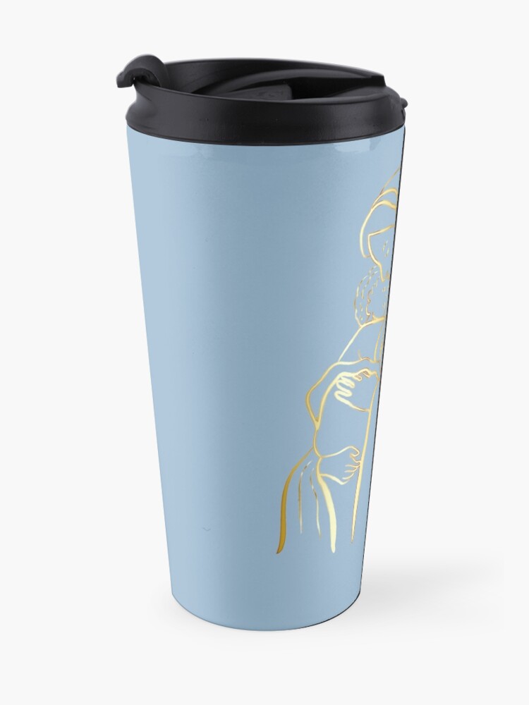 Alternate view of Virgin Mary Mater Dei Travel Coffee Mug