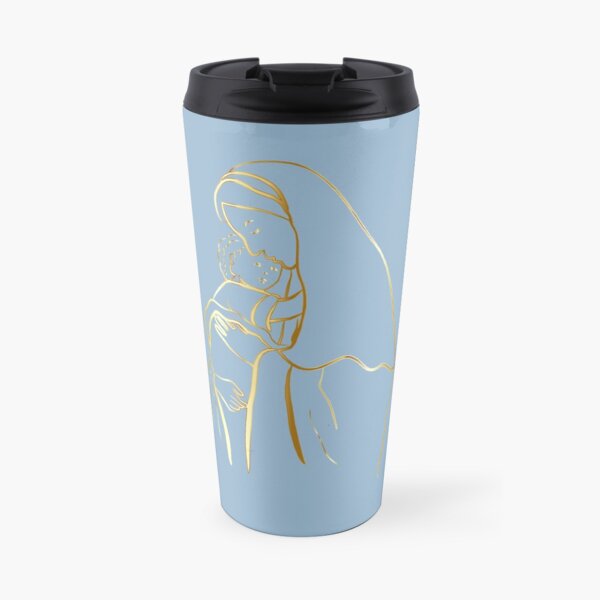 Virgin Mary Mater Dei Travel Mug