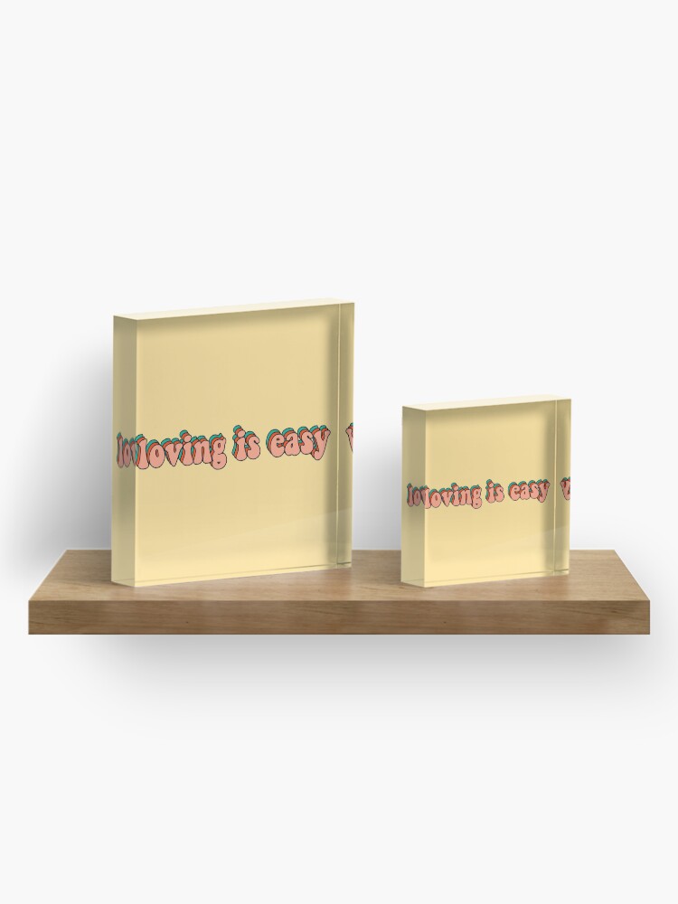 Alternate view of loving is easy rex orange county Acrylic Block