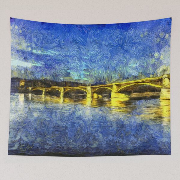Item preview, Puente Margaret Budapest Van Gogh designed and sold by bejacs.
