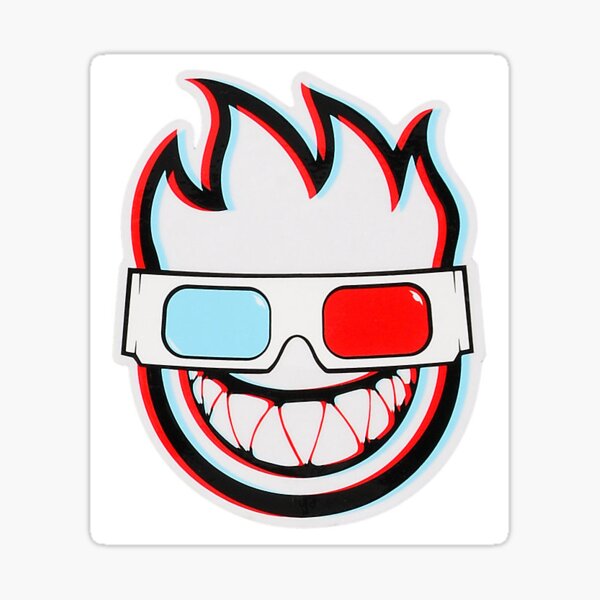 WORLD INDUSTRIES 4/" Red Smiley STICKER decal skate skateboard streetwear street