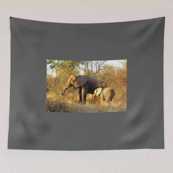 Item preview, Mother and Baby Elephant at Krueger NP/S. Africa designed and sold by 2CrabbySisters.
