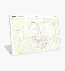 USGS TOPO Map Louisiana LA DeQuincy 20120322 TM Laptop Skin