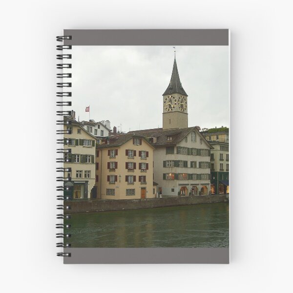 Item preview, View of historic Zurich city center and river Limmat designed and sold by Ambasador.
