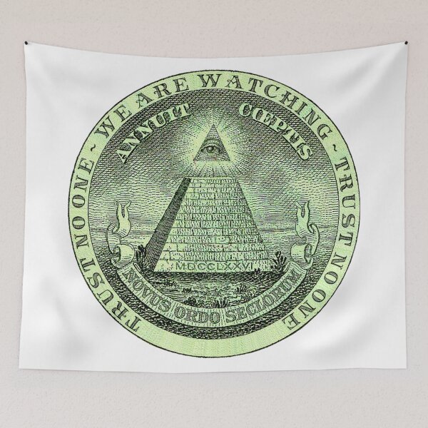Item preview, Pirámide de Illuminati All Seeing Pyramid "No confíe en nadie" Sociedad secreta designed and sold by partybitz.