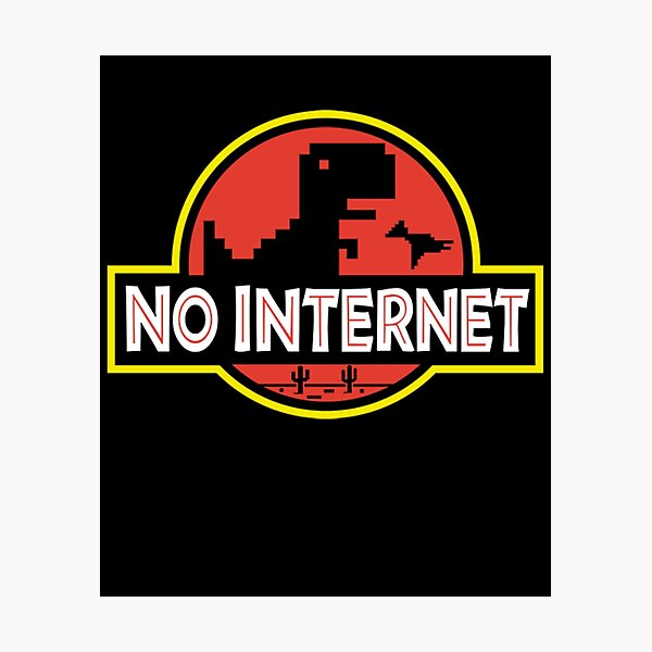 No Internet Dino (colored version)