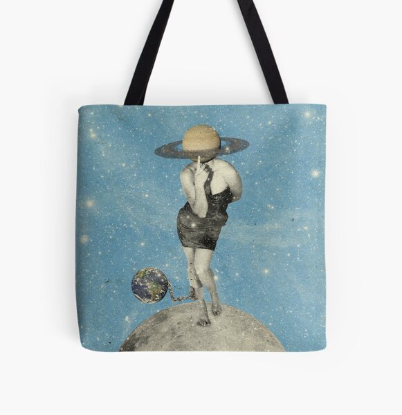 Color Chaos Collection -- Spacin'Out All Over Print Tote Bag