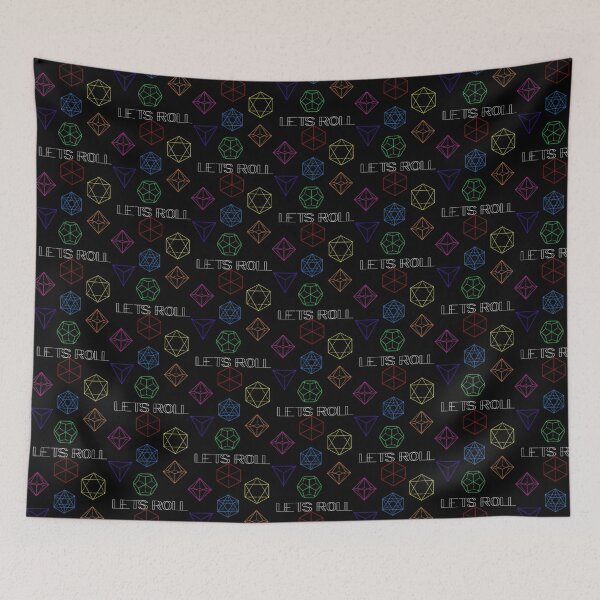 Item preview, Let's Roll! - Color on Black designed and sold by DoodleDashCollective.