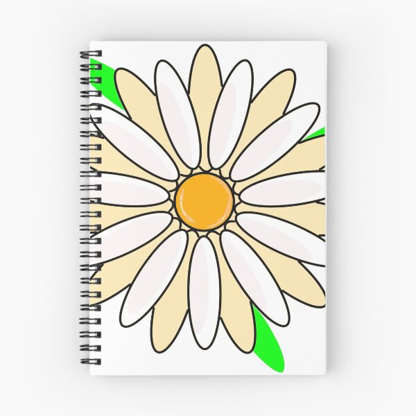Item preview, yellow and red daisy flower stickers designed and sold by miaterinka.