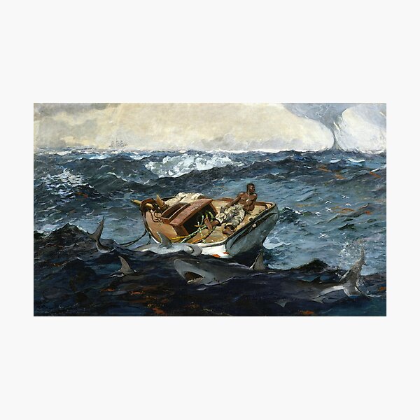 Aperçu de l'œuvre The Gulf Stream, Winslow Homer créée et vendue par fourretout.