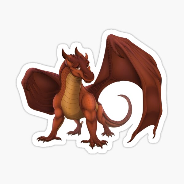 Clay the MudWing Sticker