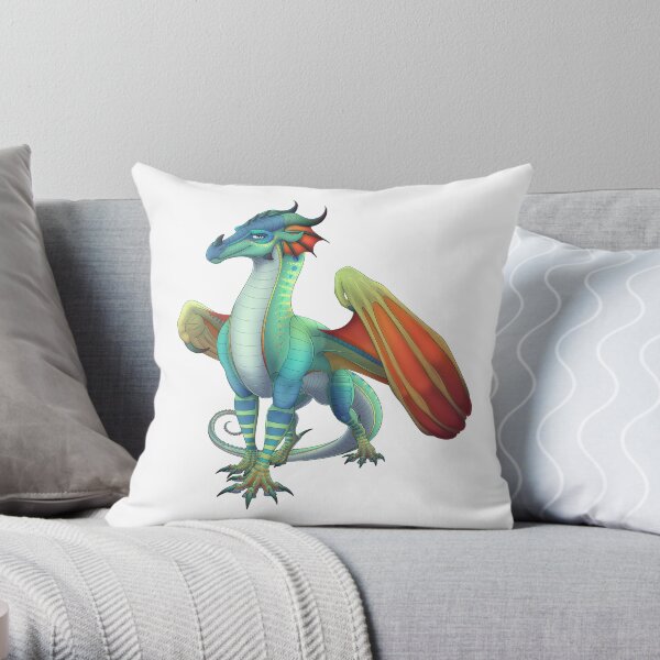 Glory the RainWing Throw Pillow