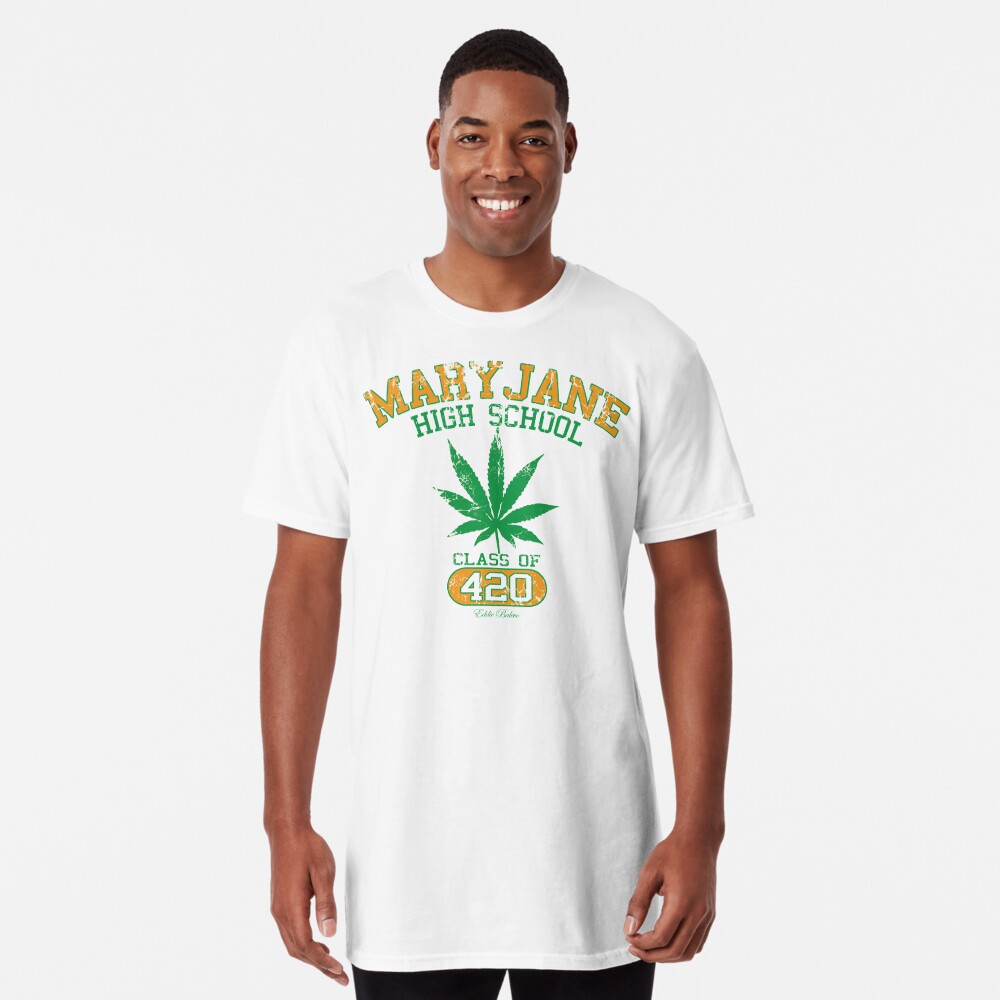 Custom 3D Pattern Design Mary Jane High School Class Of 420 Weed