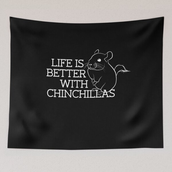 Item preview, Name Life Is Better With Chinchillas  designed and sold by MooonTees.