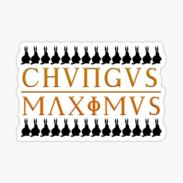 Vista previa del artículo con la obra «Chungus maximus», diseñado y vendido por Oscar Dove.