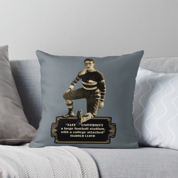 Item preview, Harold Lloyd Quotes: “Tate University A Large Football Stadium, With A College Attached” designed and sold by TIGERDAVER.