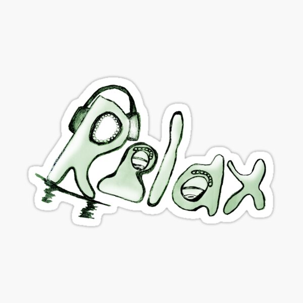 Relax More Sticker