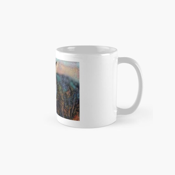 Psychedelic cat Classic Mug