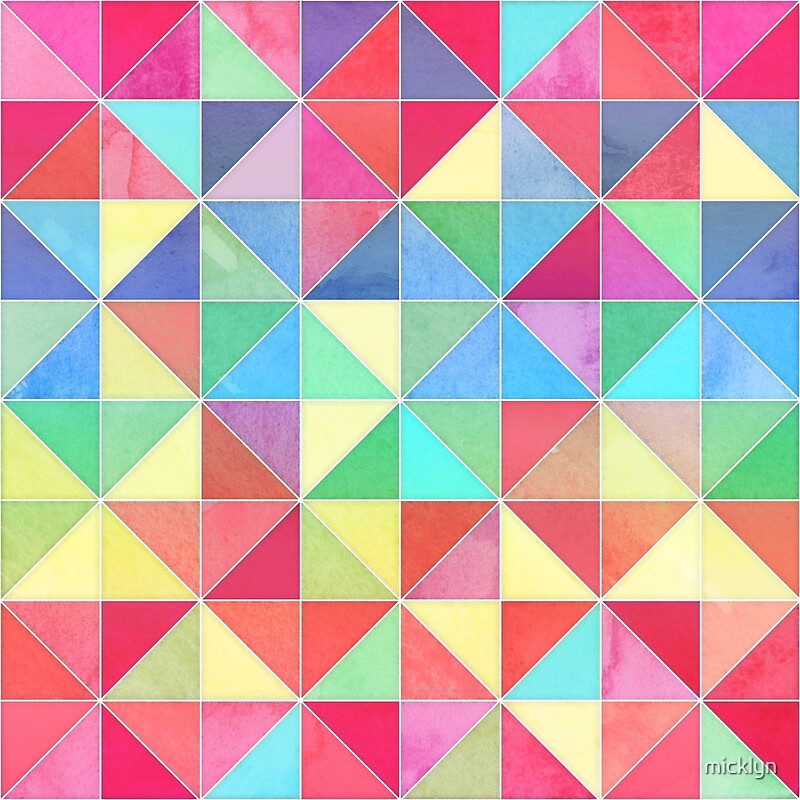 "Rainbow Prisms" by micklyn Redbubble