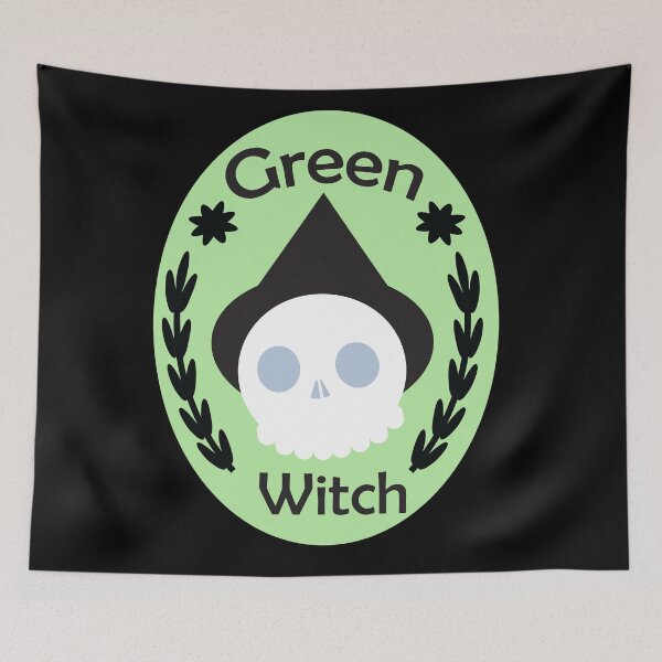 Item preview, "Green Witch"  designed and sold by artskullduggery.