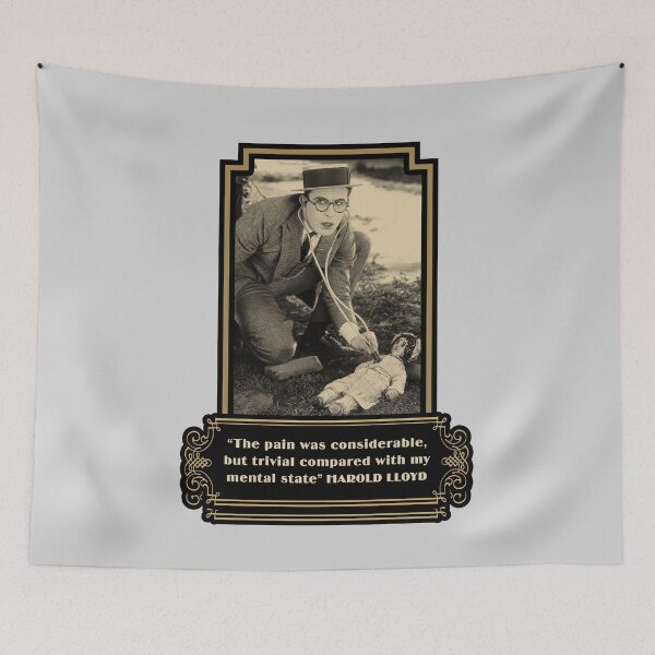 Item preview, Harold Lloyd Quotes: “The Pain Was Considerable, But Trivial Compared With My Mental State designed and sold by TIGERDAVER.