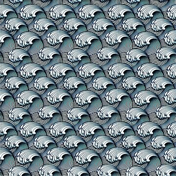Artwork thumbnail, Japanese Waves by Vk91
