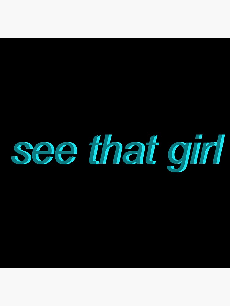 "see that girl dancing queen aesthetic (black)" Sticker by